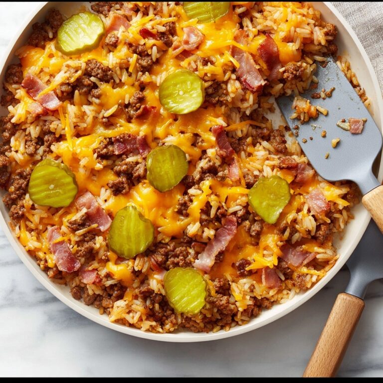 Cheeseburger Rice Recipe