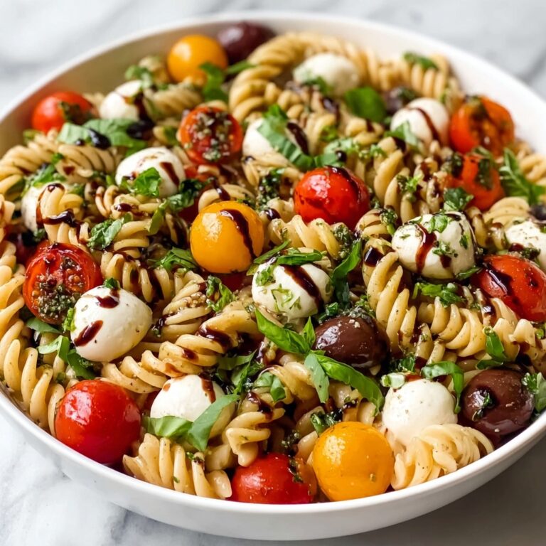 Cherry Tomato, Mozzarella, and Basil Pasta Salad Recipe