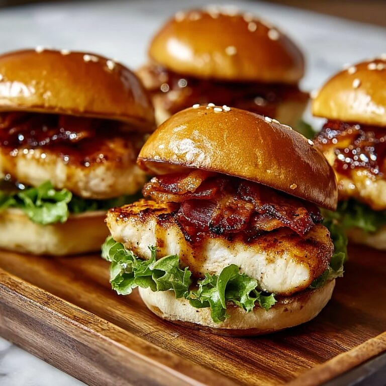 Maple Chicken Bacon Sliders: An Amazing Ultimate Recipe