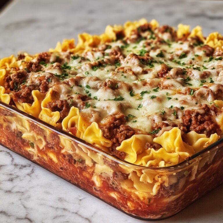 Beef and Cheese Tortellini Bake Recipe