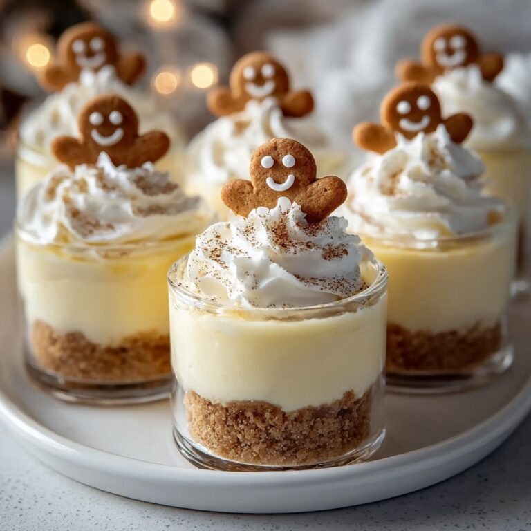 No Bake Gingerbread Cheesecake Cups Recipe