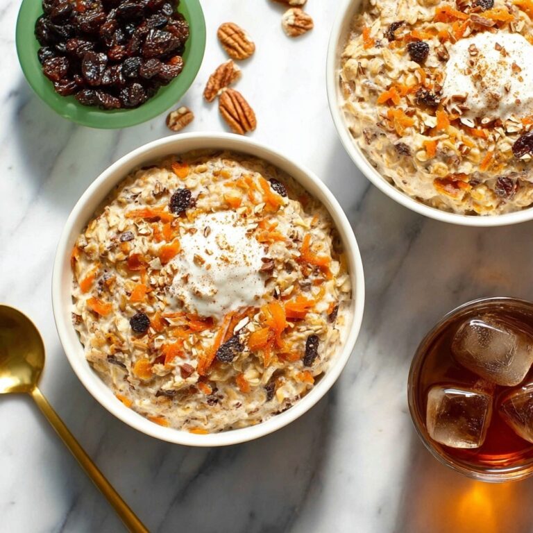Carrot Cake Overnight Oats Recipe