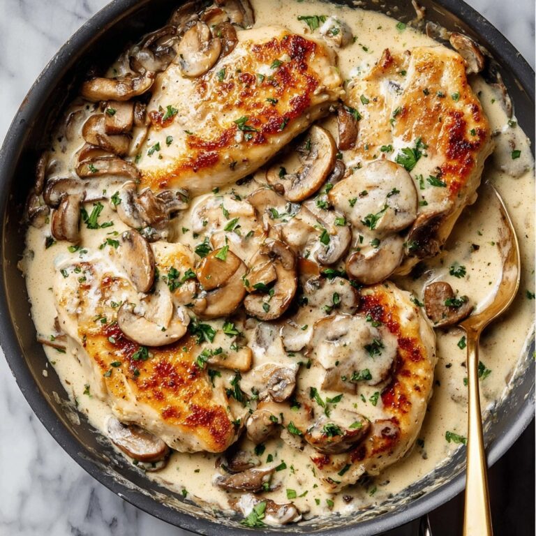 Creamy Mushroom Chicken Recipe