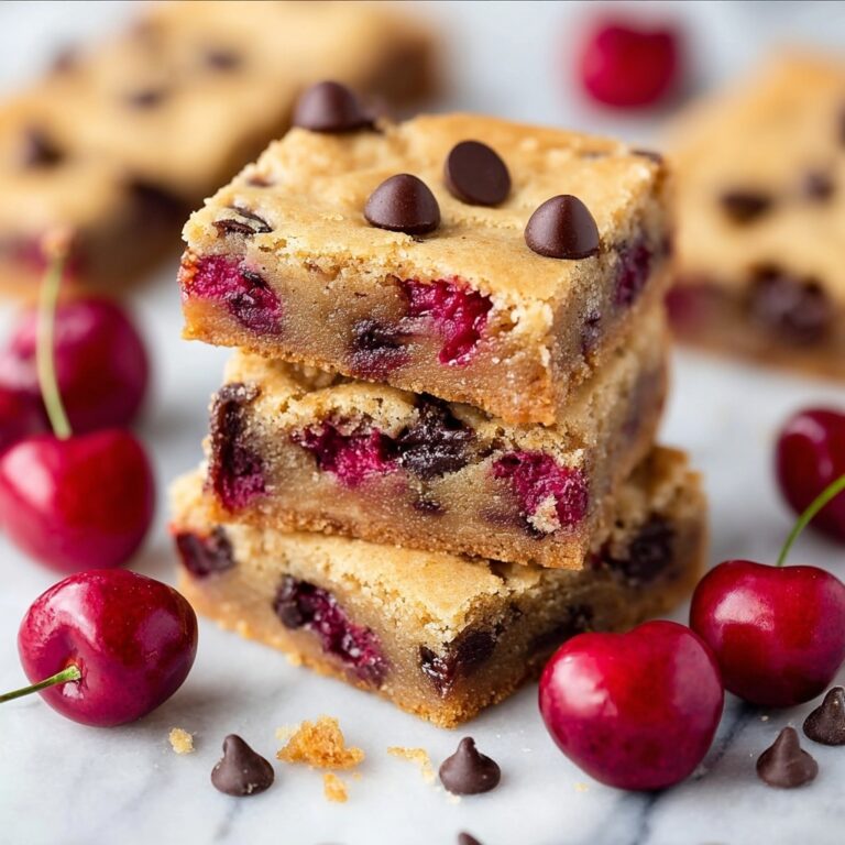 Chocolate Chip Cherry Bars Recipe