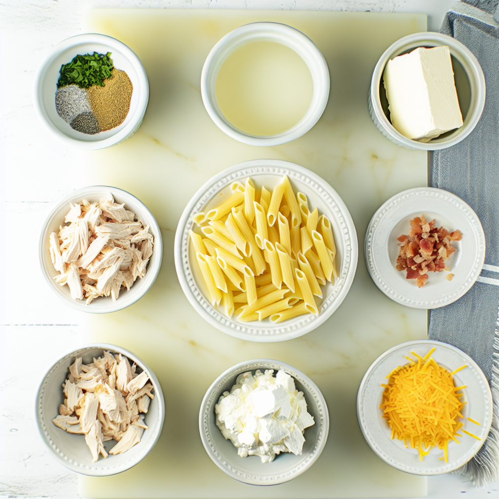 Cheesy Ranch Chicken Pasta Recipe - Recipe Image