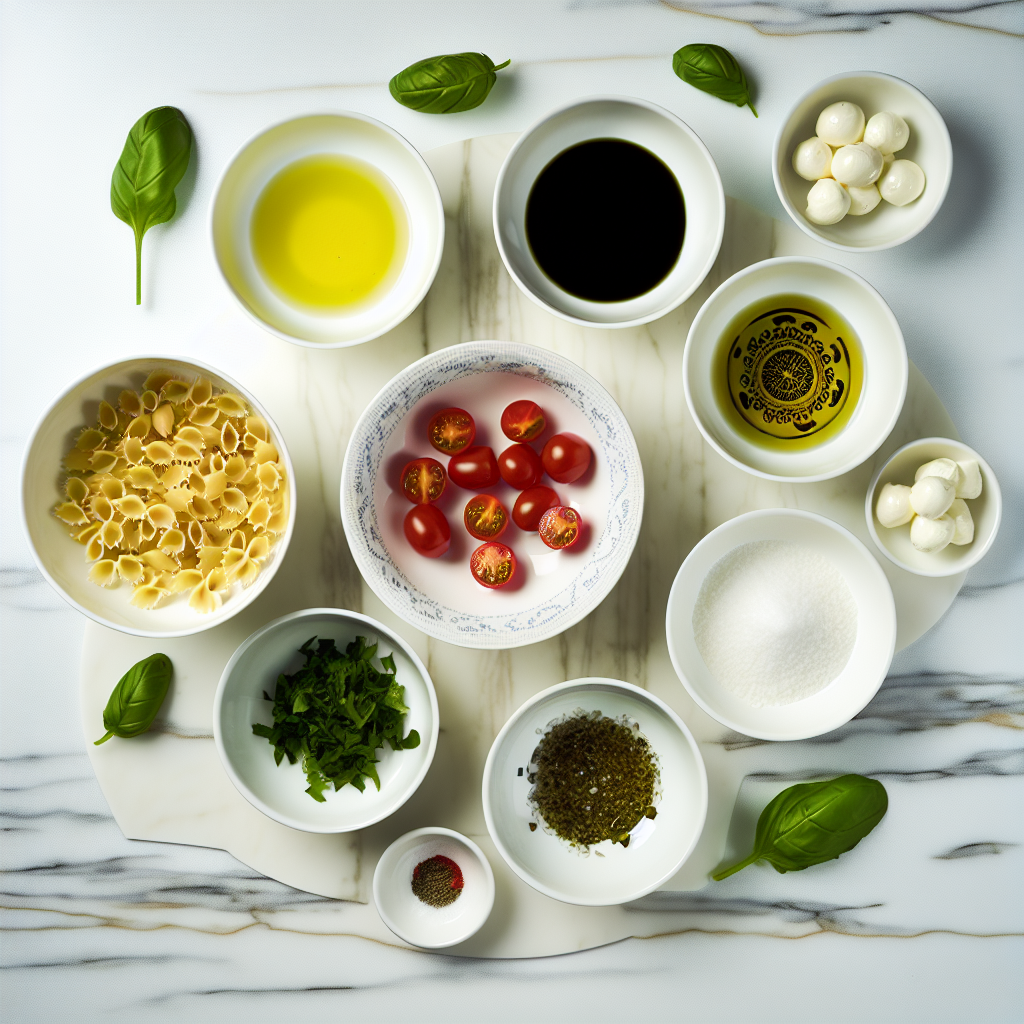 Cherry Tomato and Mozzarella Pasta Salad Recipe - Recipe Image