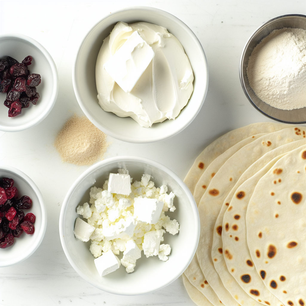 Cranberry Feta Pinwheels Recipe - Recipe Image