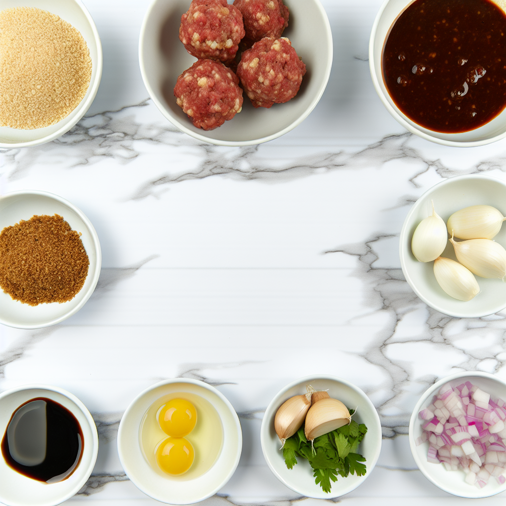 Korean BBQ Meatballs with Spicy Mayo Dip Recipe - Recipe Image