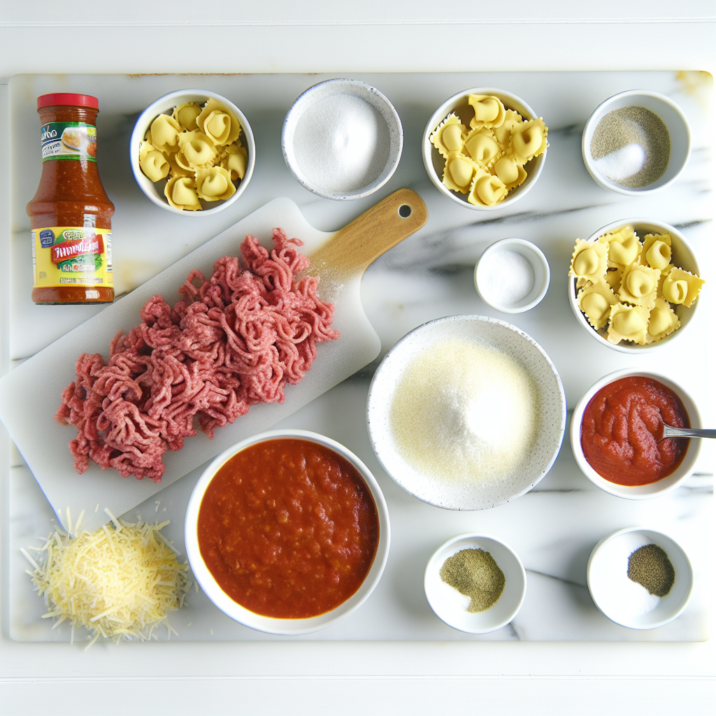 Beef and Cheese Tortellini Bake Recipe - Recipe Image