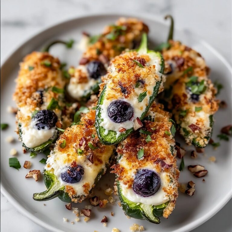 Blueberry Brie Jalapeño Poppers Recipe