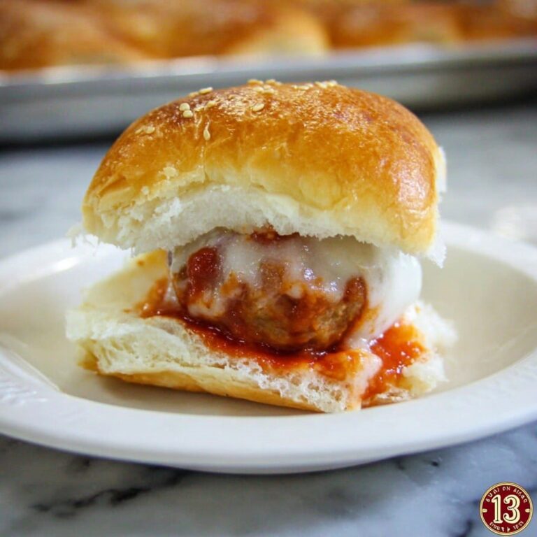 Easy BBQ Meatball Sliders Recipe