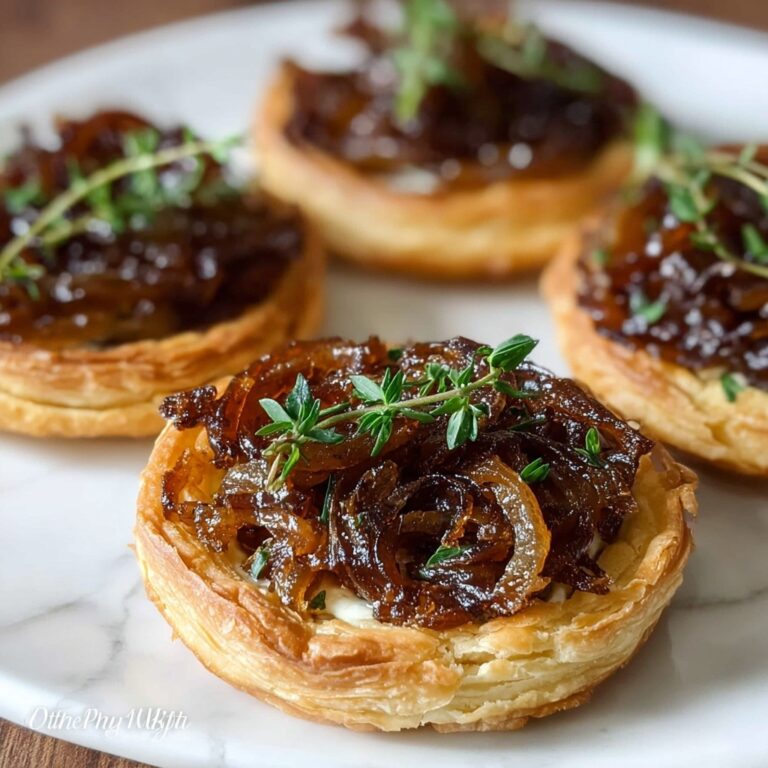 Caramelized Onion and Goat Cheese Tarts Recipe