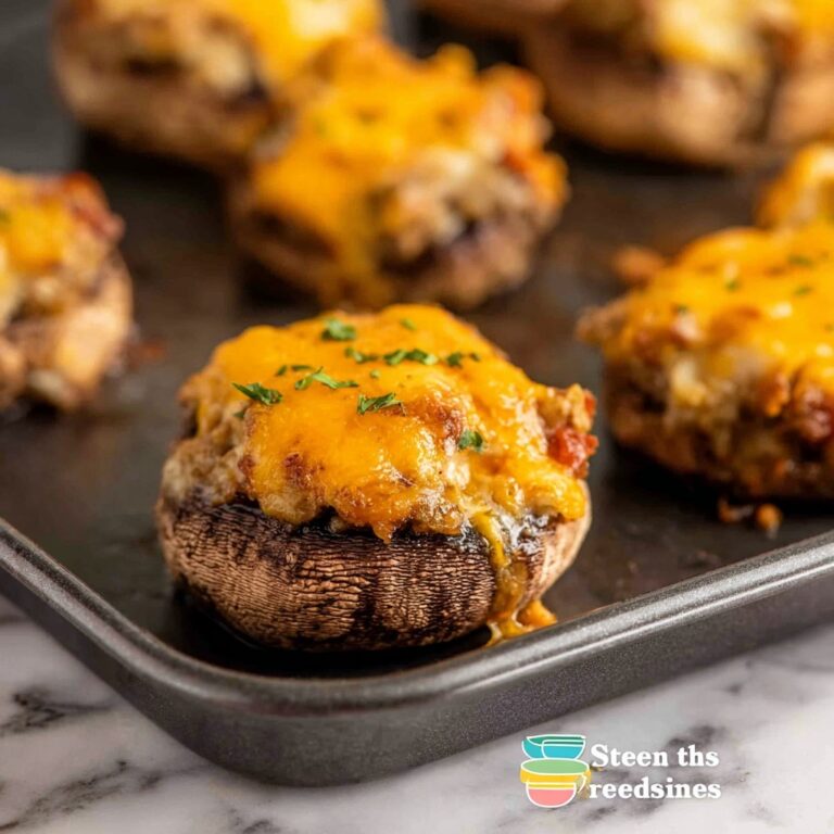 Sausage Stuffed Mushrooms Recipe