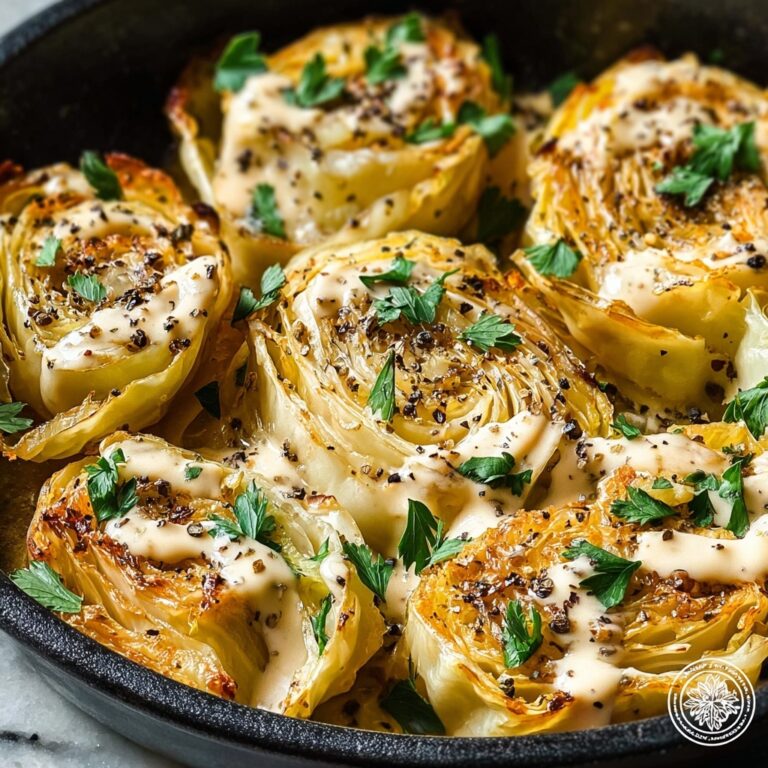 Creamy Garlic Parmesan Cabbage: A Low-Carb Skillet Delight Recipe