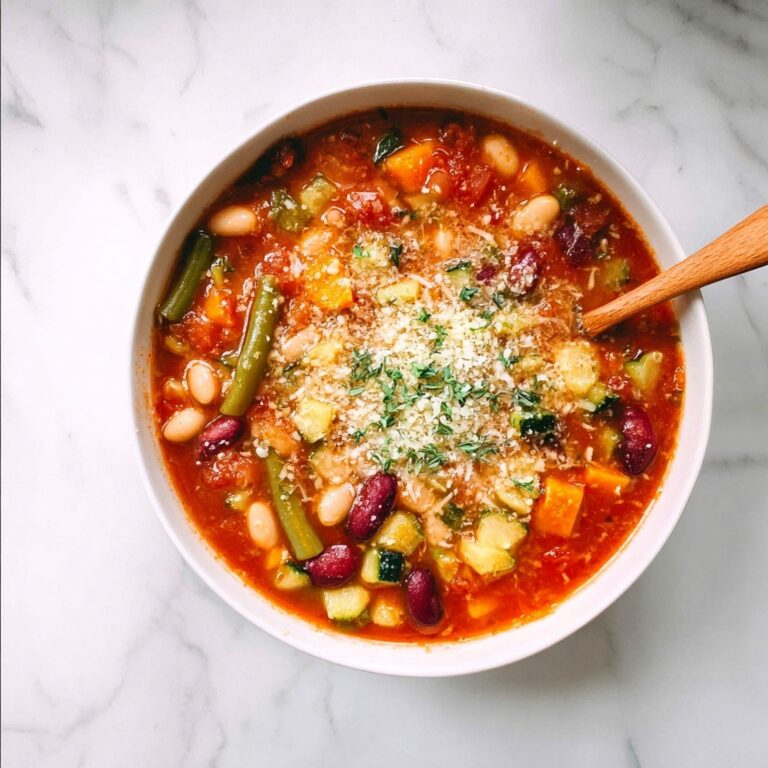 Hearty Vegetable Minestrone Soup Recipe