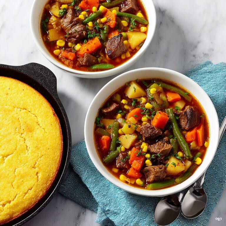 Instant Pot Vegetable Beef Soup Recipe