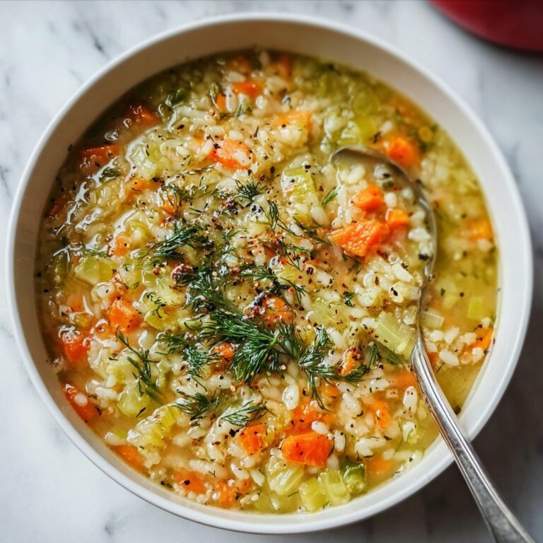 Easy Orzo, Leek, and Dill Soup Recipe