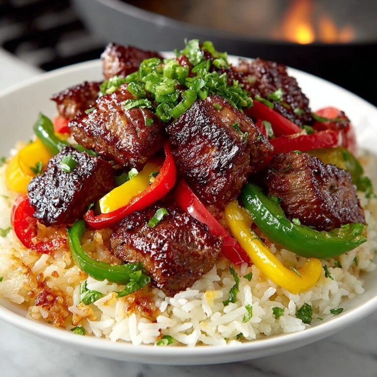 Queso Steak Fajita Skillet Recipe