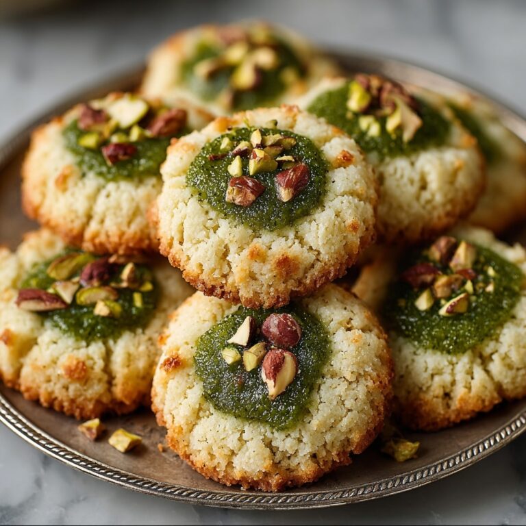Pistachio Thumbprint Cookies Recipe