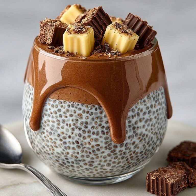 High-Protein Chocolate Peanut Butter Chia Seed Pudding Recipe