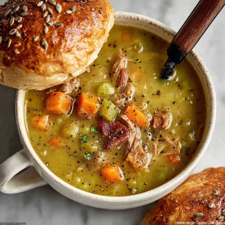 Split Pea Soup with Ham and Vegetables Recipe