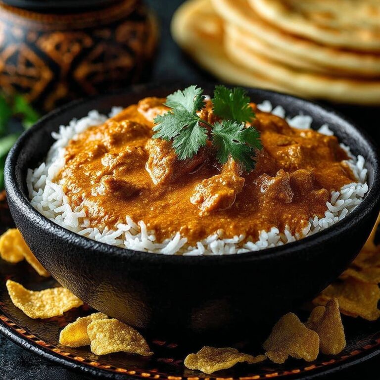 Creamy Butter Chicken Recipe with Basmati Rice Recipe