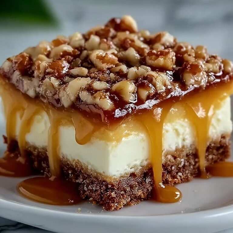Caramel Apple Cheesecake Bars Recipe