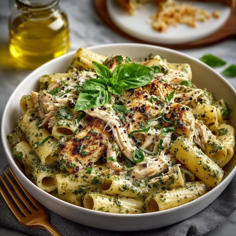 Creamy Pesto Chicken Pasta Recipe