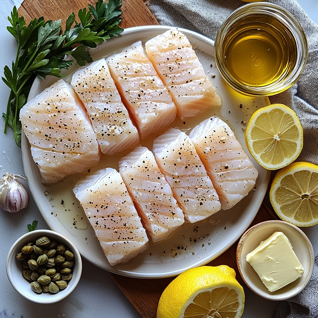 Crisp chopped romaine lettuce with vibrant green hues, crispy golden-brown bacon pieces arranged in a small rustic pile, glossy halved grape tomatoes showcasing rich red color and juicy texture, creamy diced avocado in soft pale green tones with a slight sheen, sliced hard boiled eggs displaying bright yellow yolks and smooth white edges, and crumbled Monterey Jack cheese with creamy off-white color scattered delicately. All ingredients are neatly separated in small clusters on a clean white surface, emphasizing contrasting textures and colors. Soft natural lighting highlights freshness and detail, with subtle shadows adding dimension. Minimalist styling with a few fresh herb sprigs and a small bowl of homemade ranch dressing in a simple ceramic dish placed nearby for context. Overhead shot, top down view, flat lay photography, professional food styling --ar 1:1 --q 2 --s 750 --v 6.1