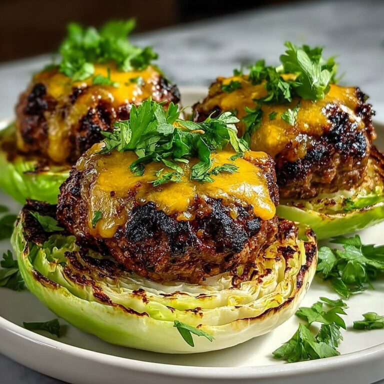 Oven-Baked Cabbage Burgers Recipe