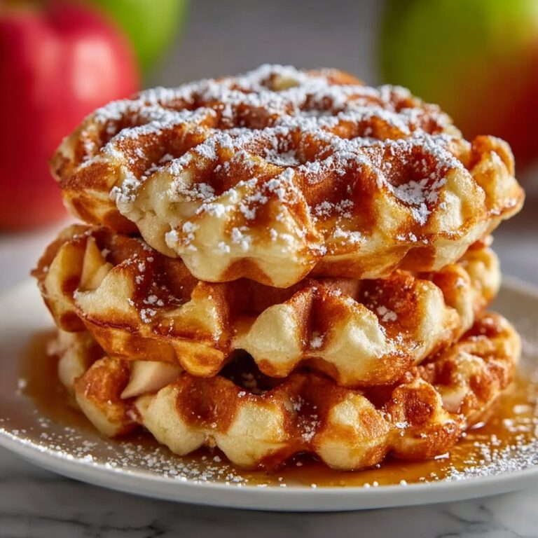 Mini Apple Fritter Waffle Donuts Recipe
