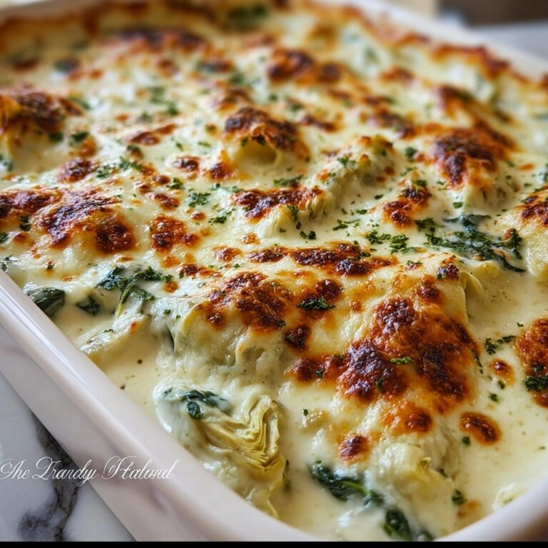 High-Protein Spinach and Artichoke Chicken Casserole Recipe