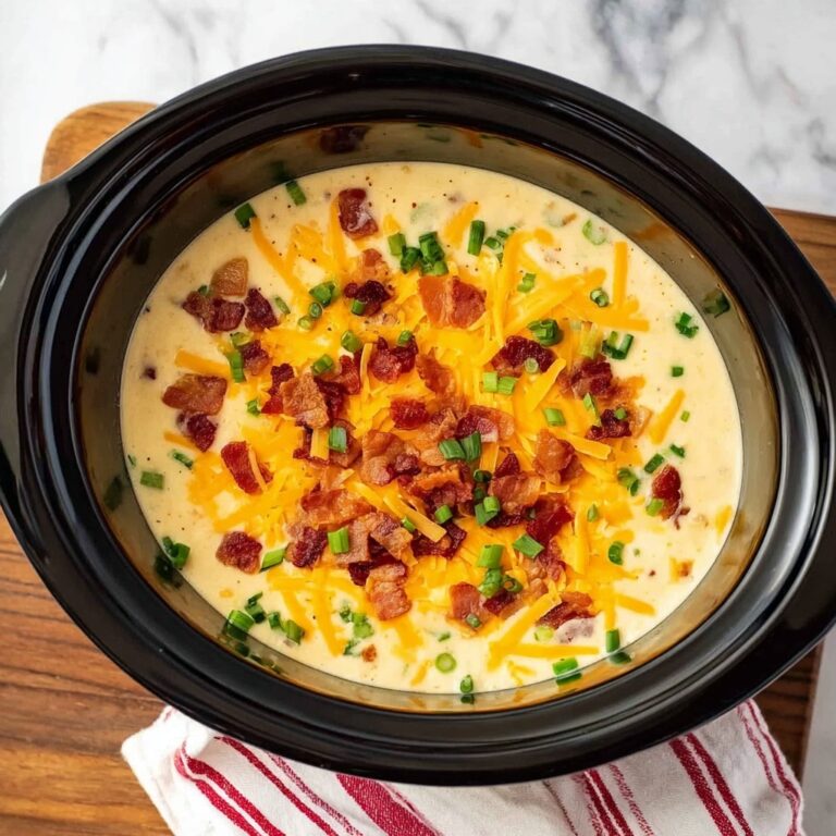Crockpot Cheesy Potato Soup Recipe
