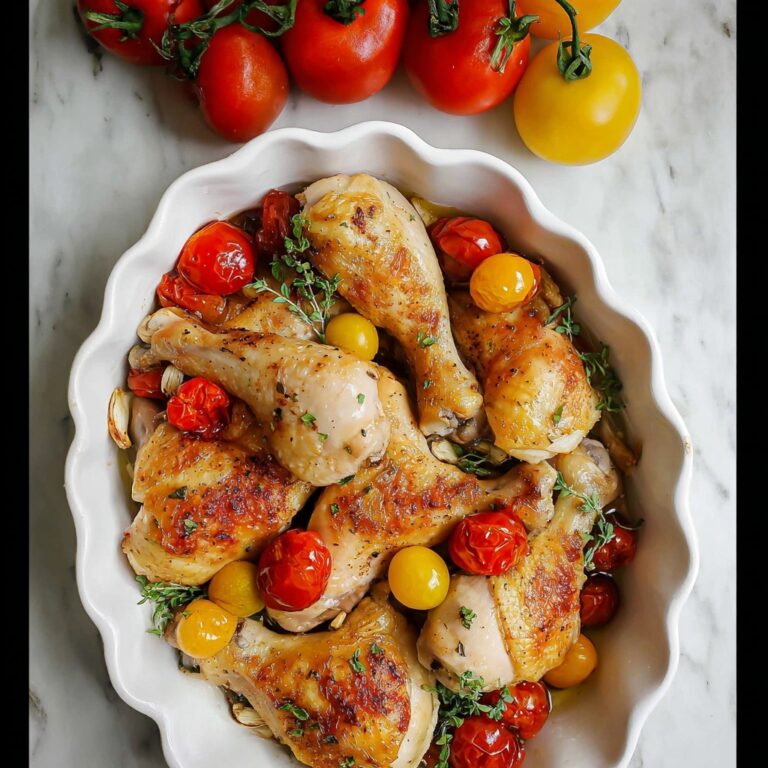 Tomato Chicken Confit Recipe