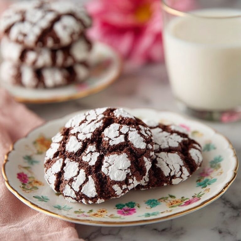 Chocolate Crinkle Cookies Recipe