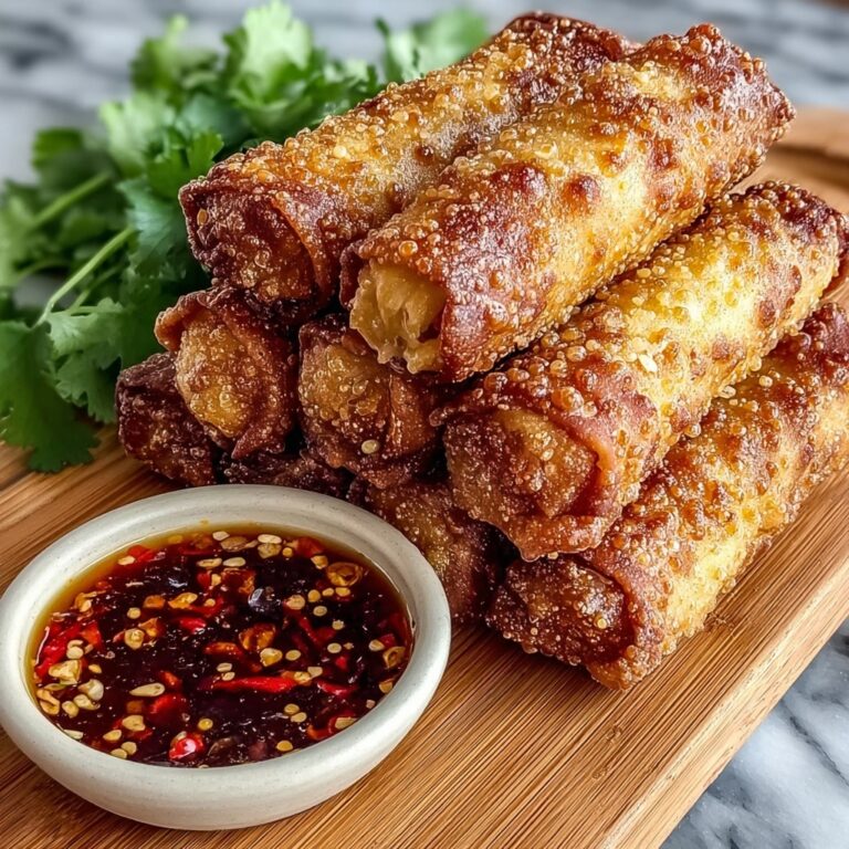 Crispy Homemade Spring Rolls with Sweet Chili Sauce Recipe