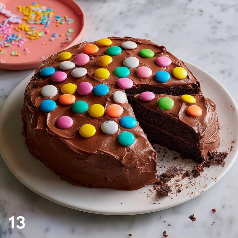 Polka Dot Chocolate Party Cake Recipe