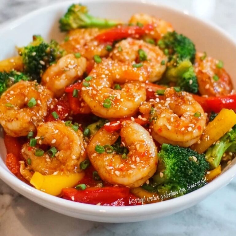 Honey Garlic Shrimp Stirfry Recipe