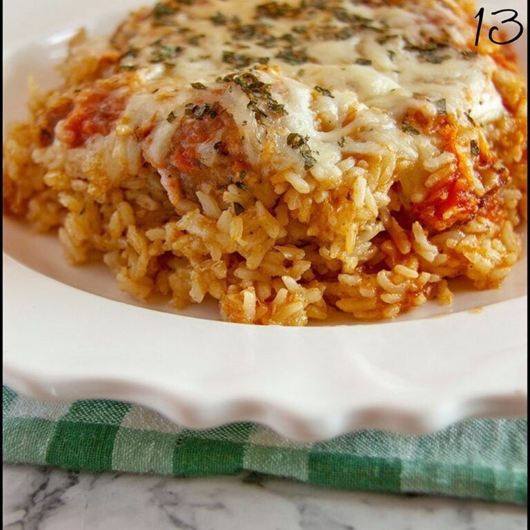 Italian Beef and Rice Casserole Recipe