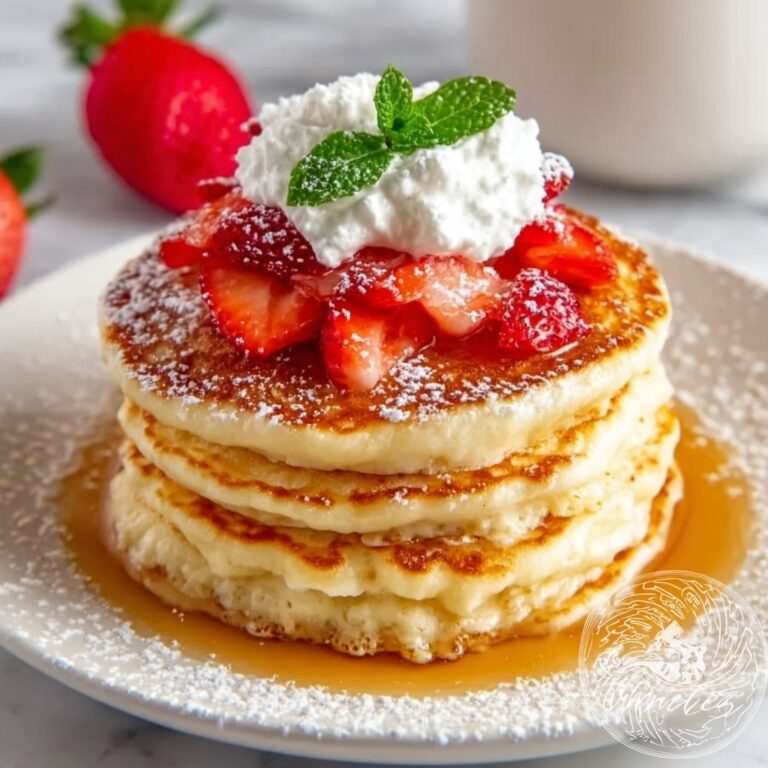 Fluffy Cottage Cheese Pancakes Recipe