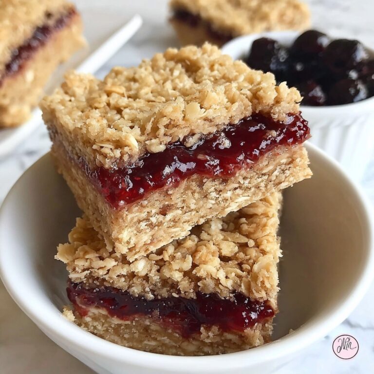 Whole Grain Jam Squares Recipe