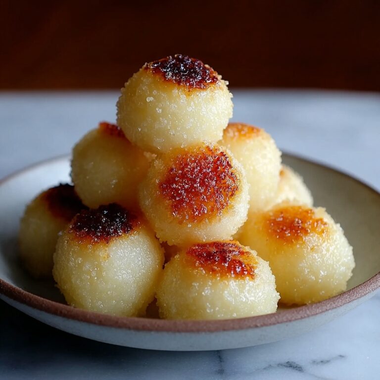 Crispy Pan-Fried Potato Mochi with Sweet-Salty Glaze Recipe