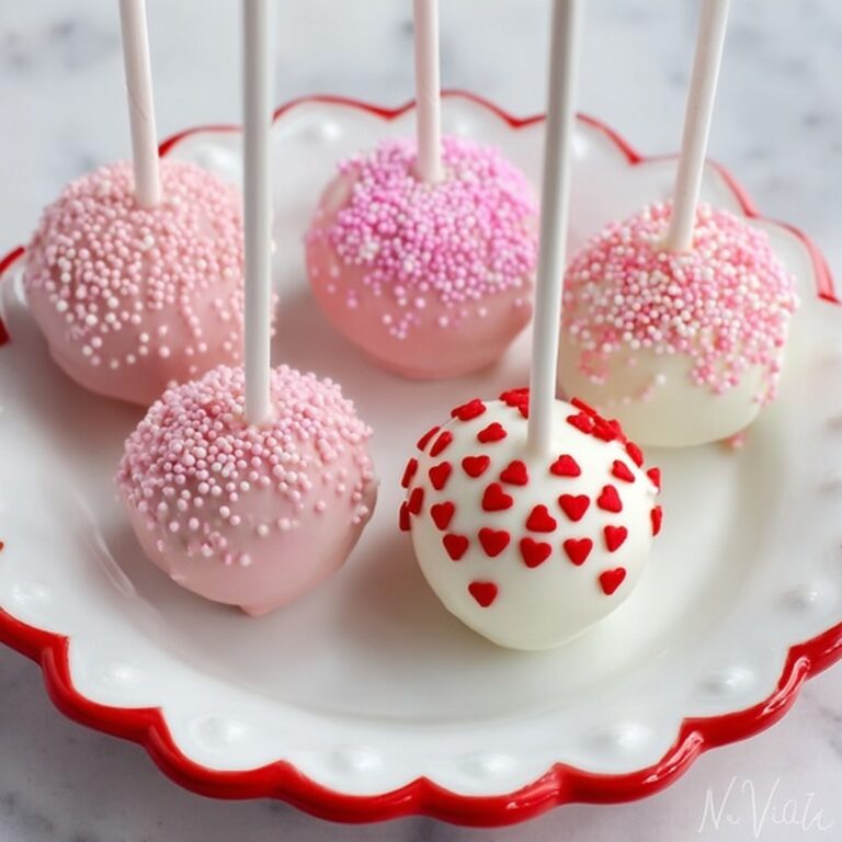 Strawberry Cake Pops Recipe