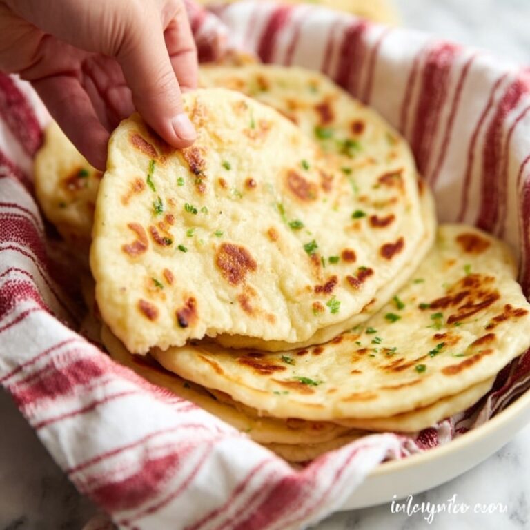 Cheese Stuffed Flatbread Recipe