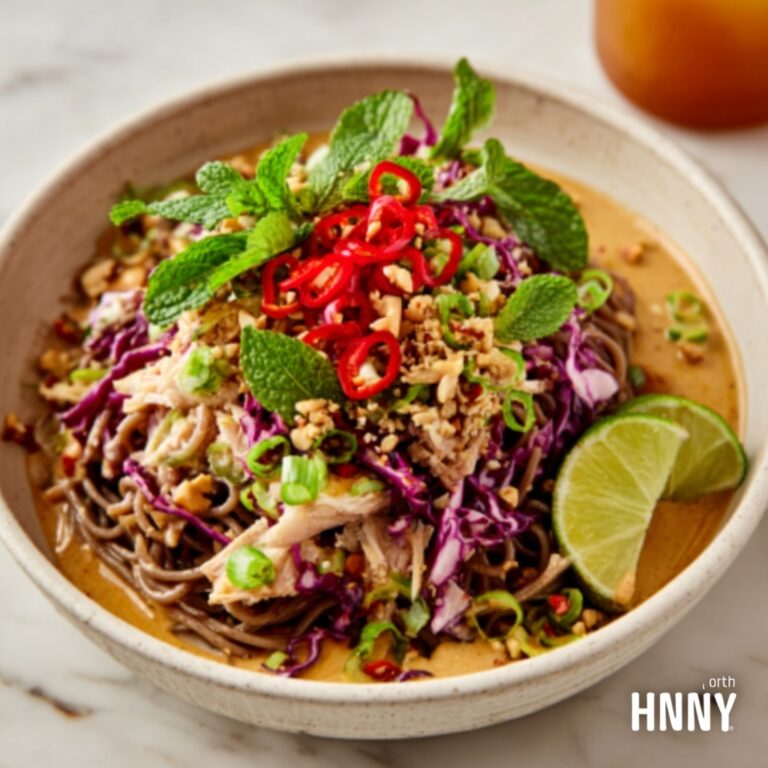 Sesame Chili Cold Soba Noodle Salad Recipe