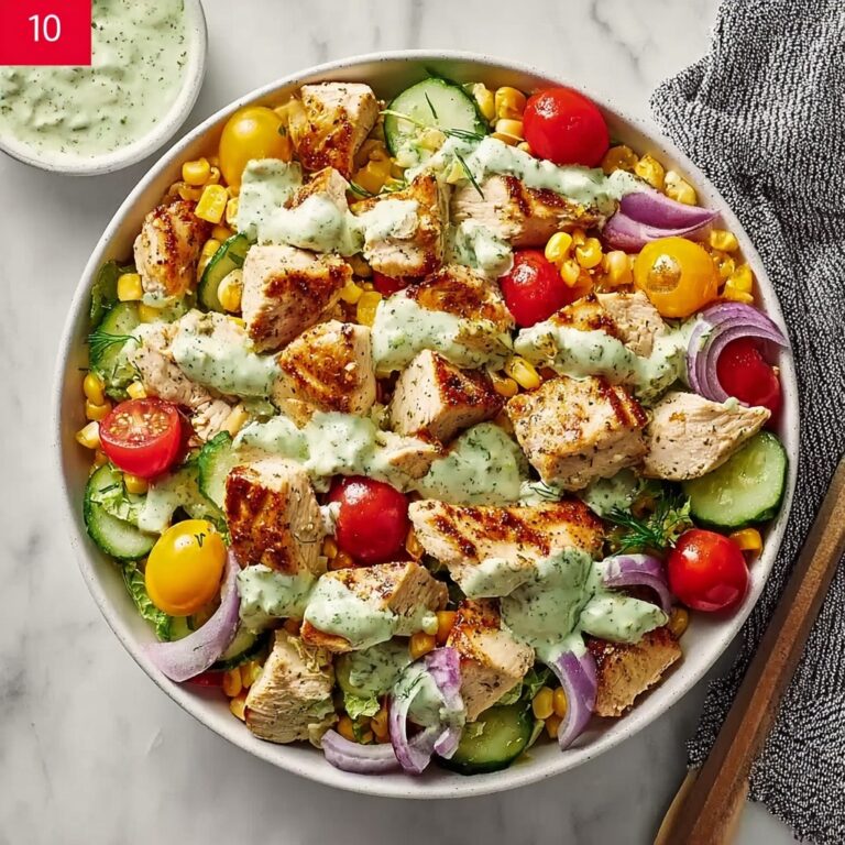 High Protein Ranch Chicken Salad Recipe