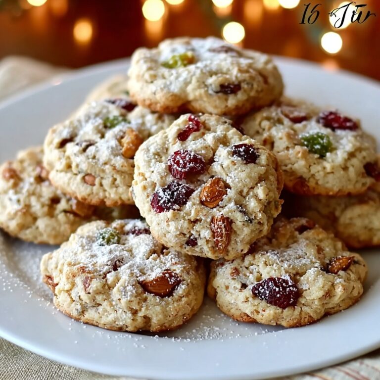 Easy Christmas Fruitcake Cookies Recipe