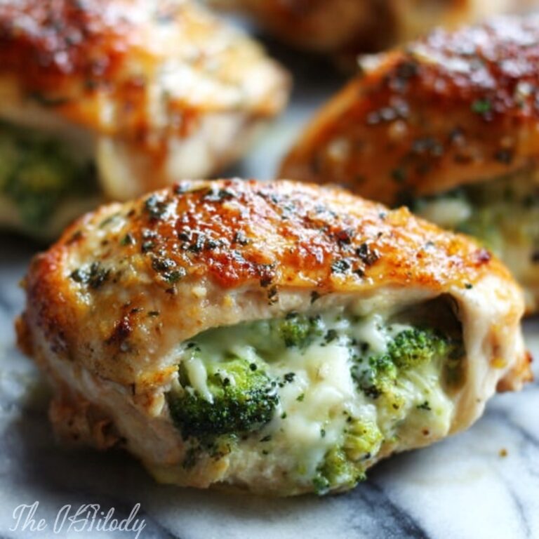 Broccoli and Cheese Stuffed Chicken Breast Recipe