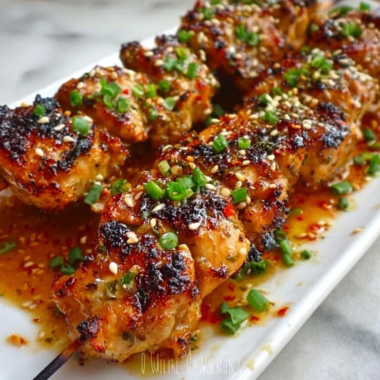 Bang Bang Chicken Skewers Recipe