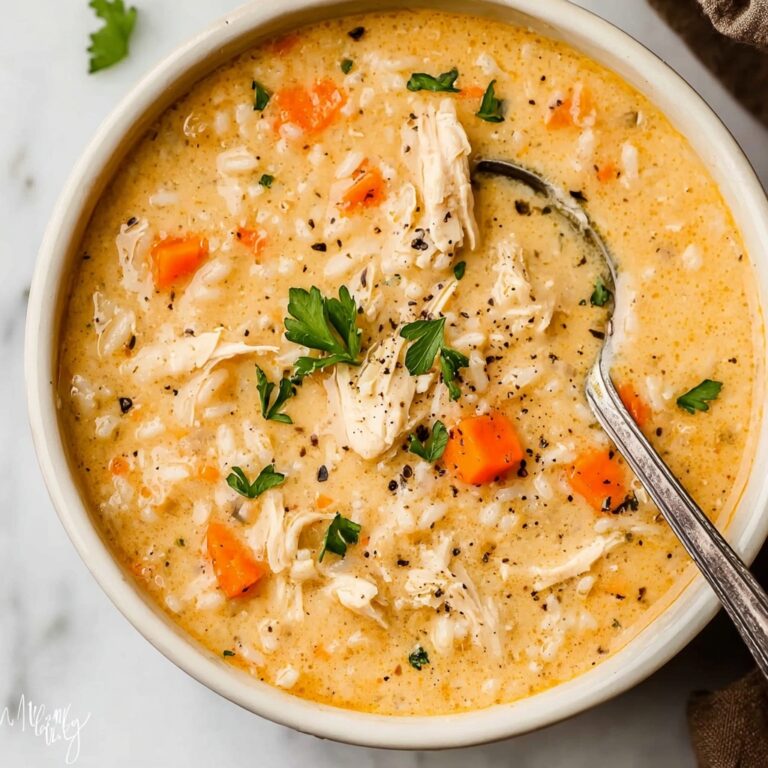 White Chicken Rice Soup Recipe